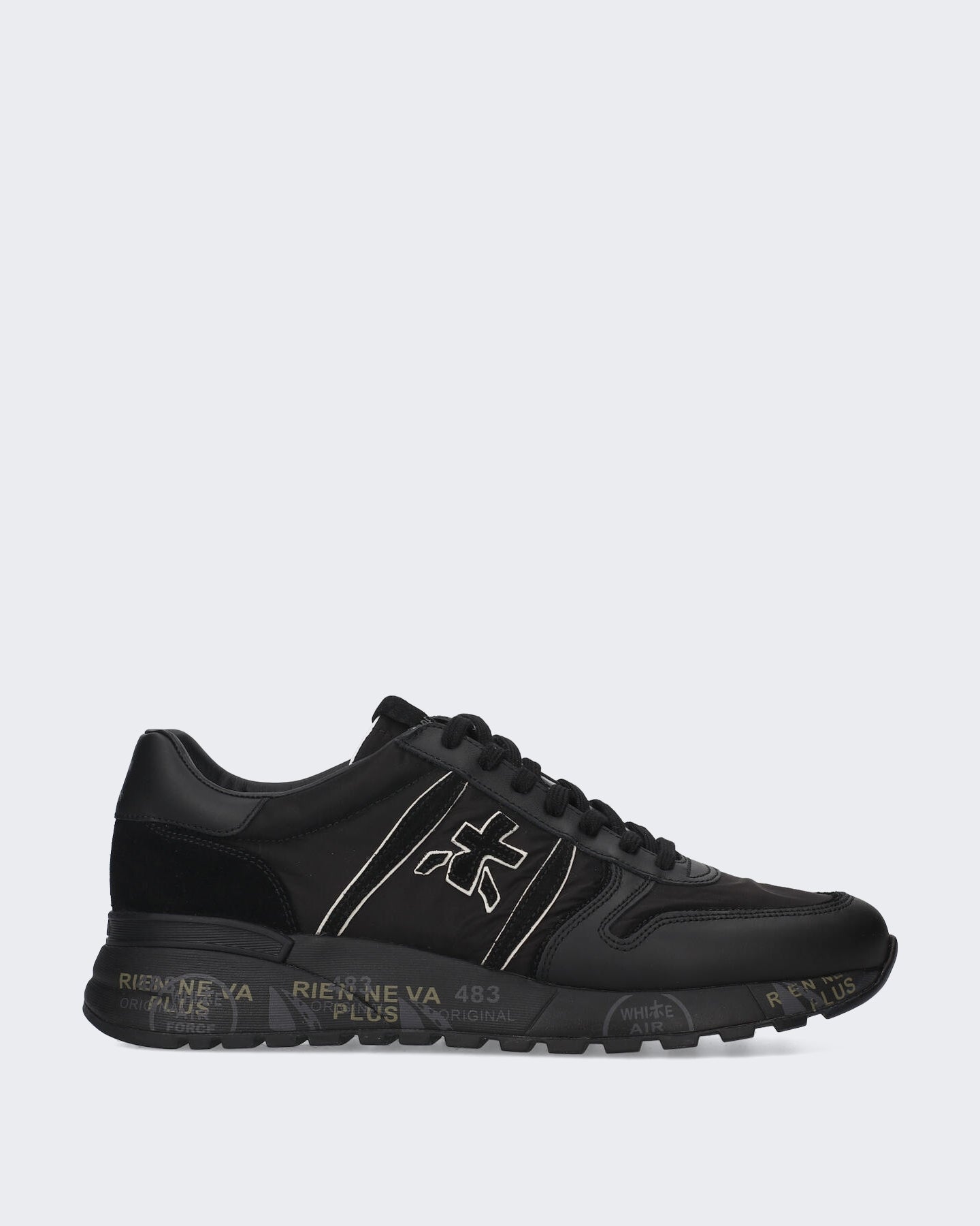 Premiata Heren Lander sneaker in zwart - Eleganza.nl