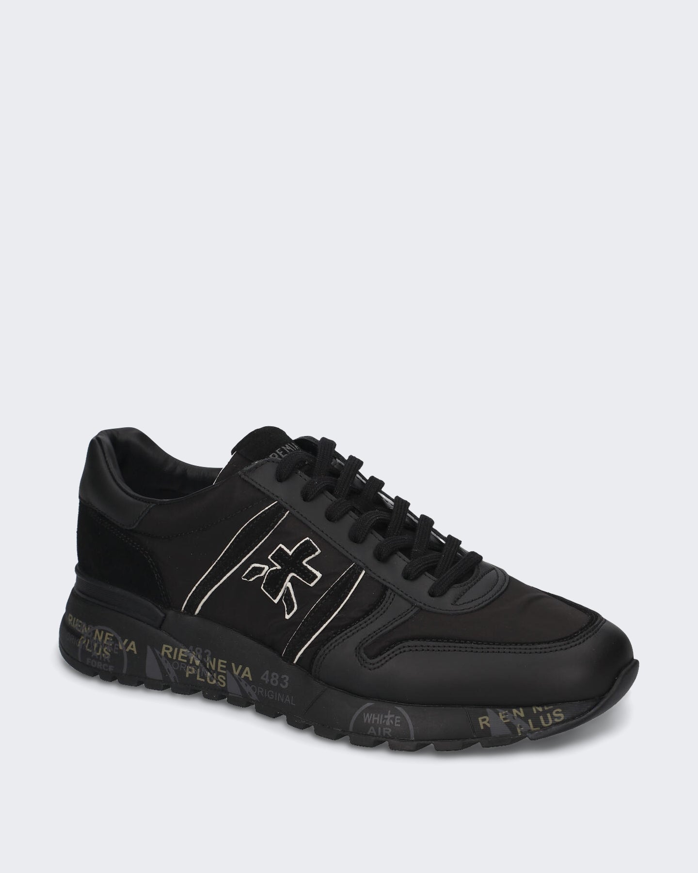 Premiata Heren Lander sneaker in zwart - Eleganza.nl