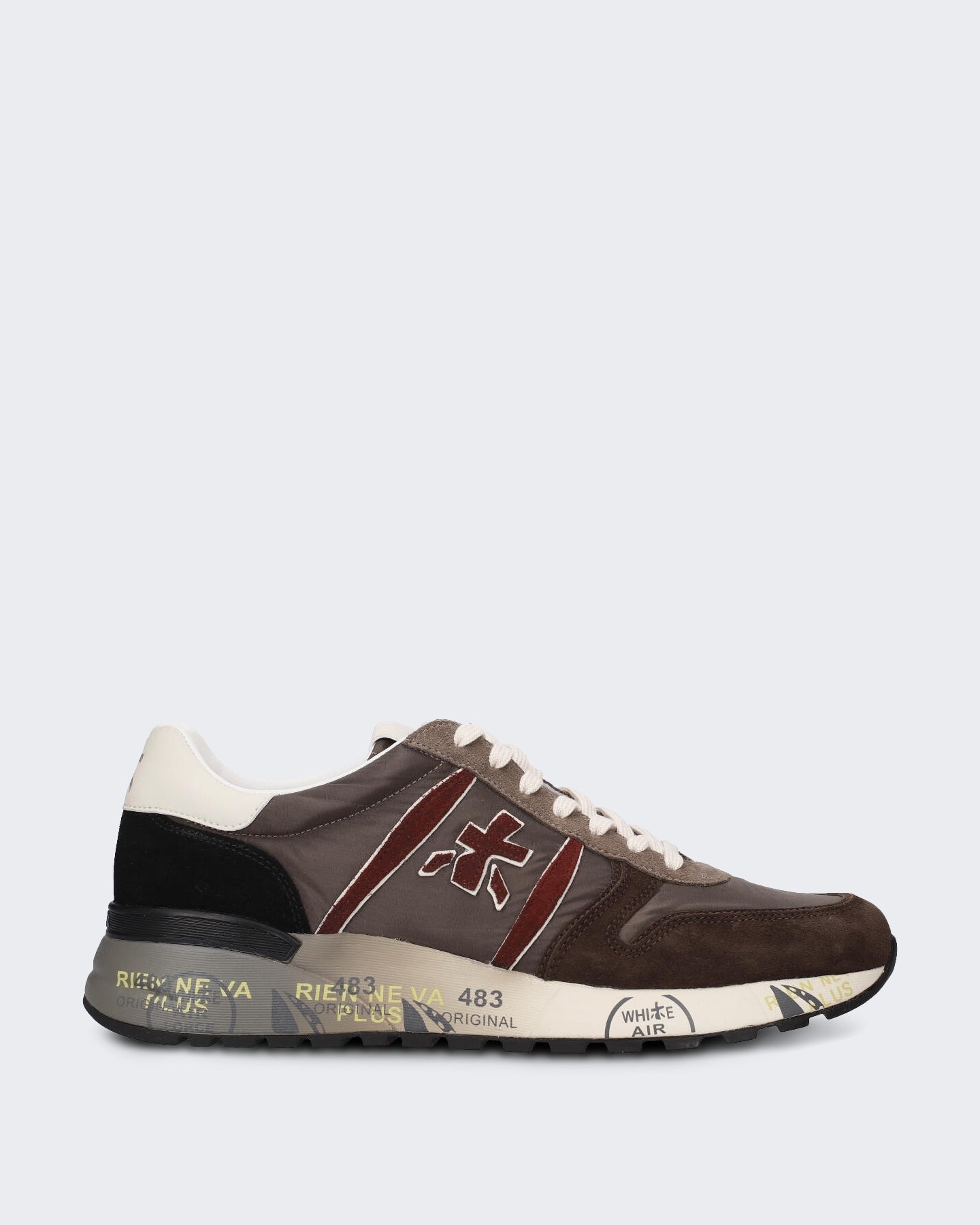 Premiata Heren Sneaker - Lander-Brown Bruin - Eleganza.nl