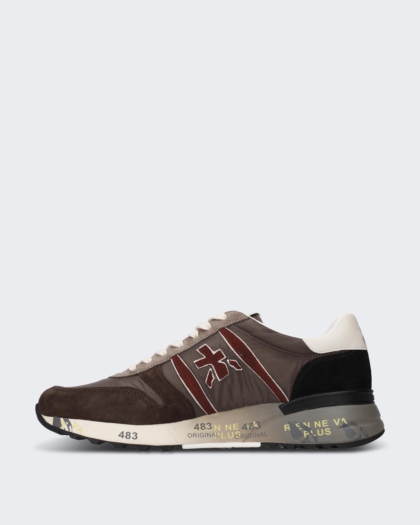 Premiata Heren Sneaker - Lander-Brown Bruin - Eleganza.nl
