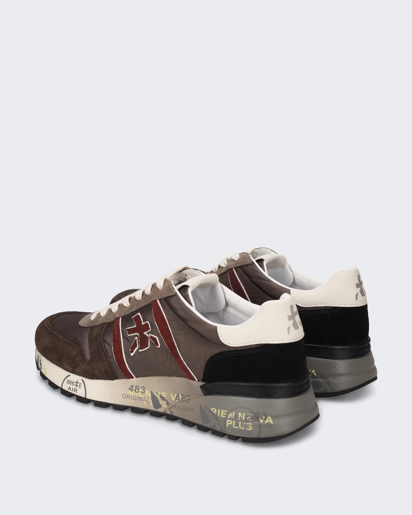Premiata Heren Sneaker - Lander-Brown Bruin - Eleganza.nl