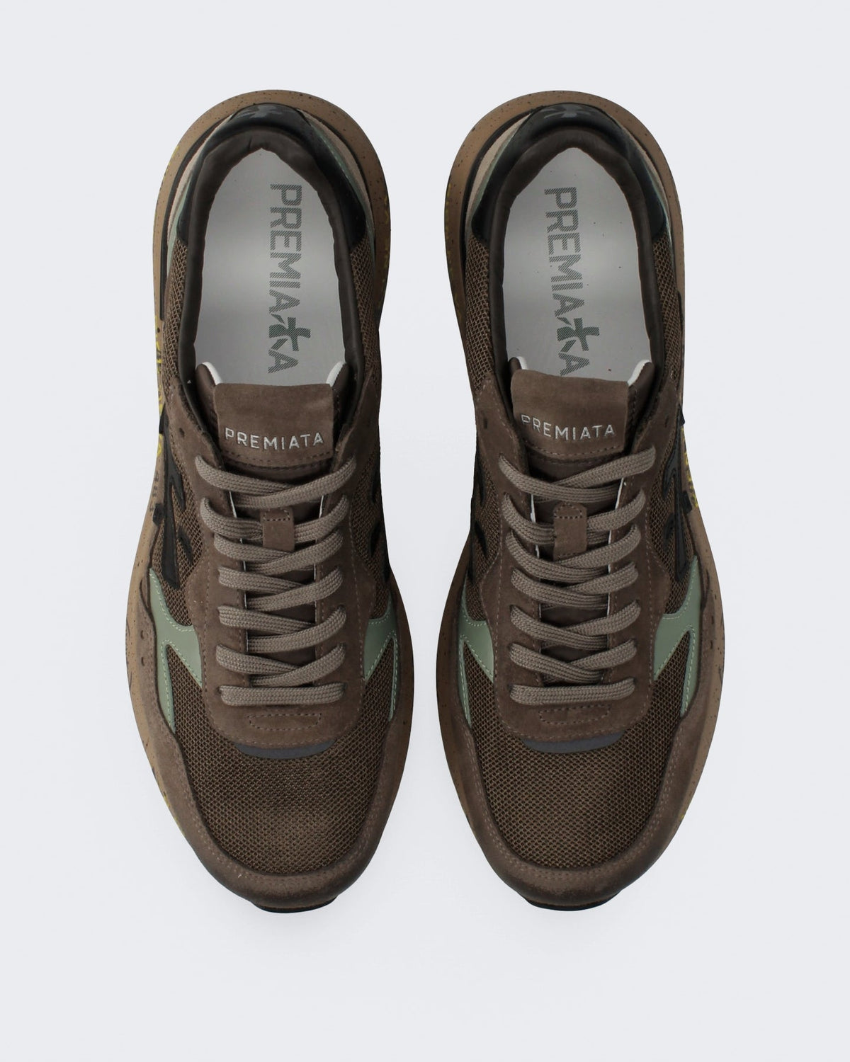Premiata Heren Sneaker - Mick0.1-Light Brown Bruin - Eleganza.nl