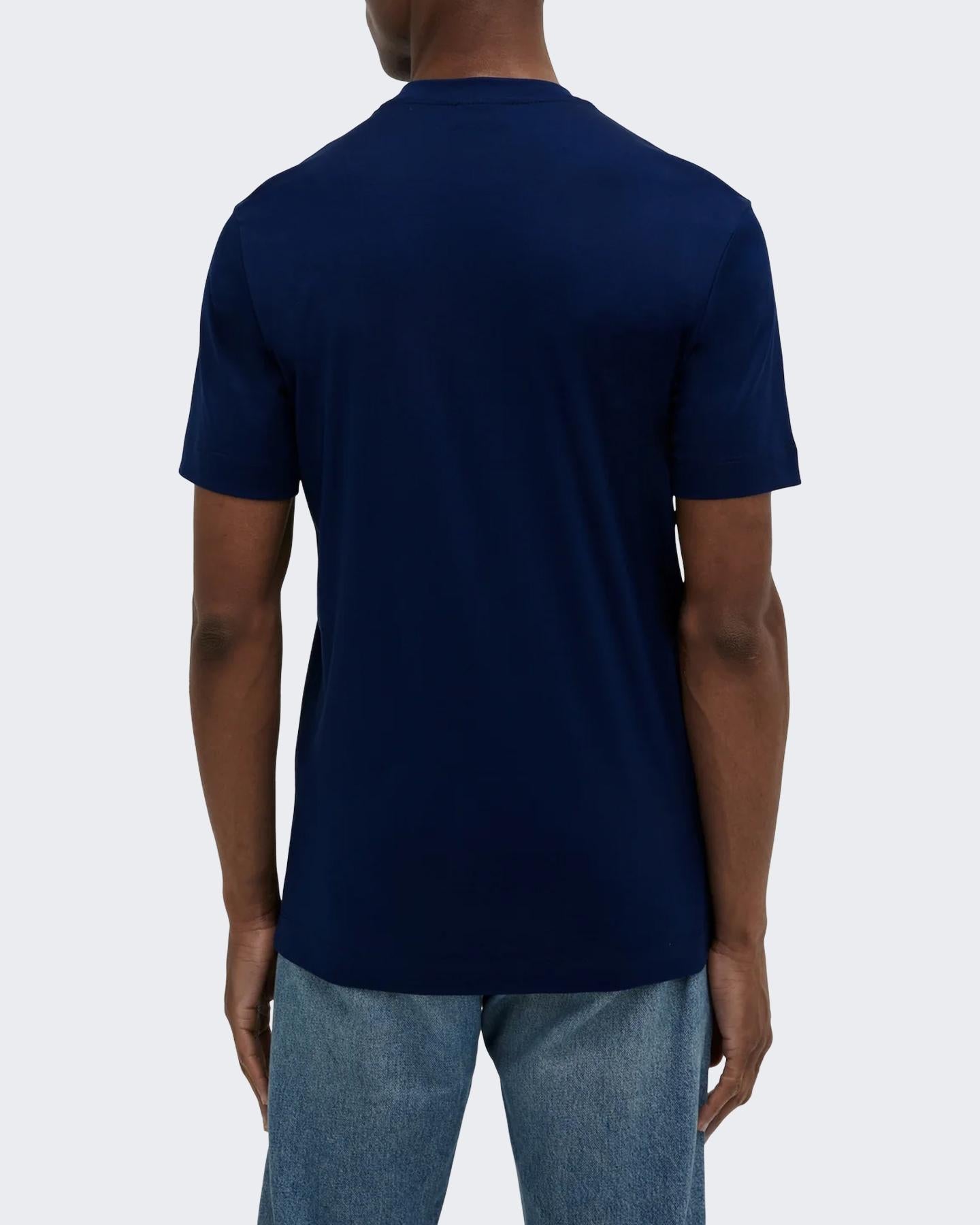Heren Interlock Supima T-Shirt Blauw