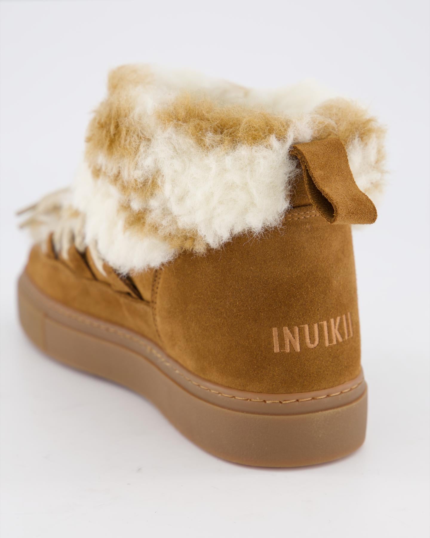 Dames Teddy Low Boot Ecru Bruin