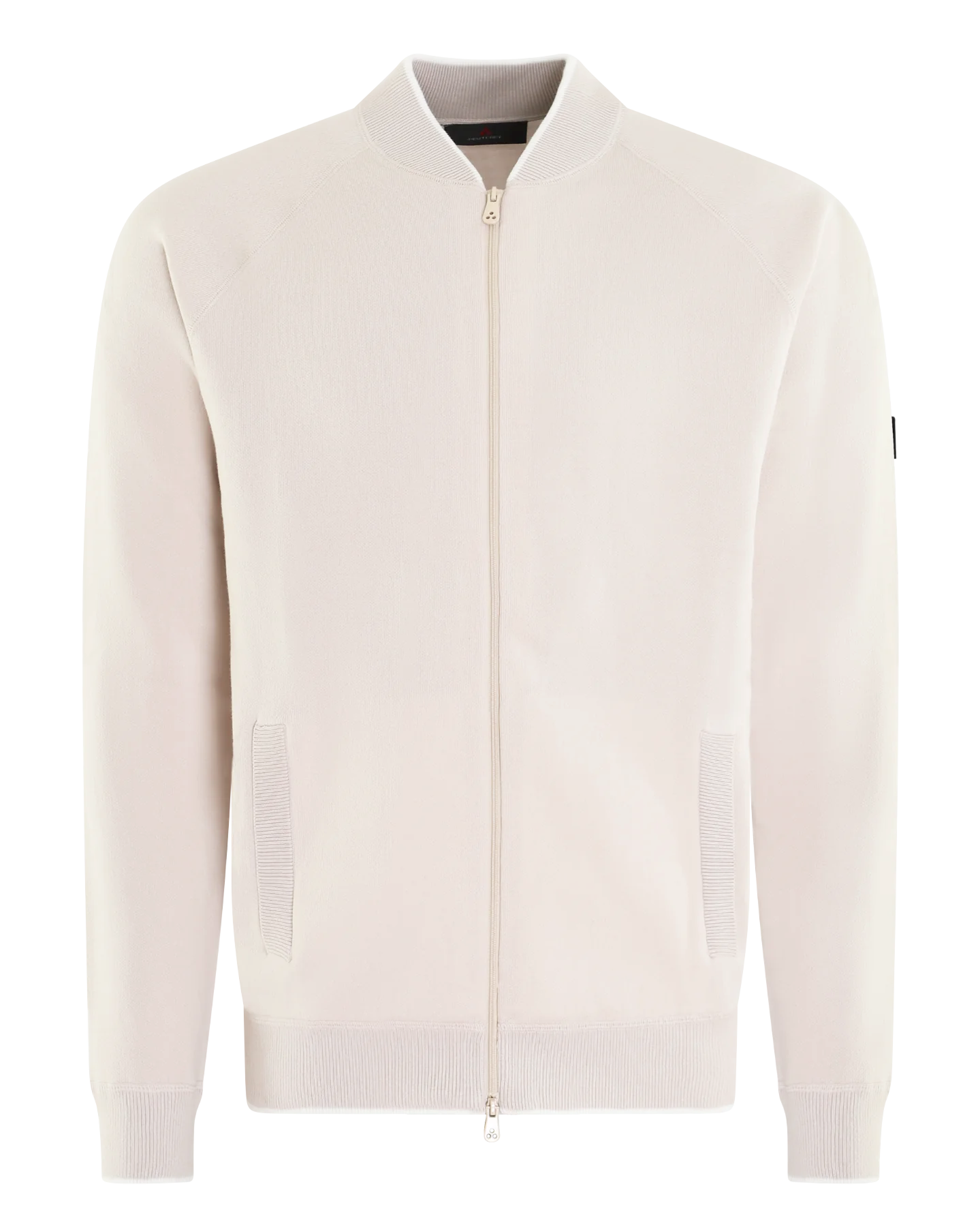 Heren Mosk Full Zip Sweater Beige