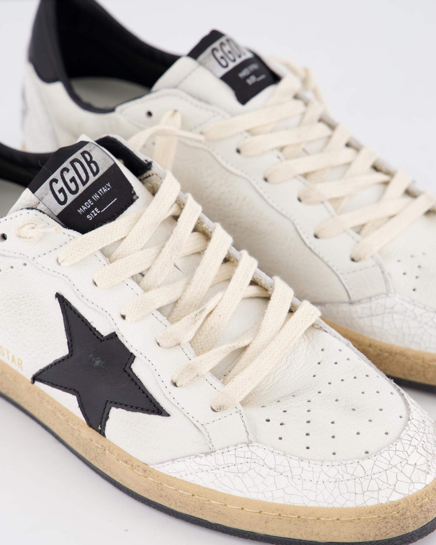 Heren Ball Star Sneaker Wit/Zwart