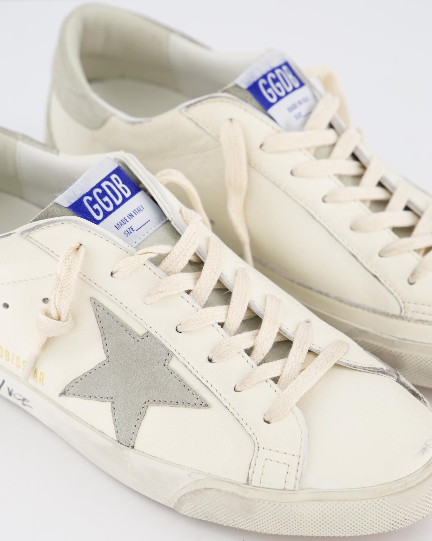 Heren Super-Star Sneaker Wit/Grijs