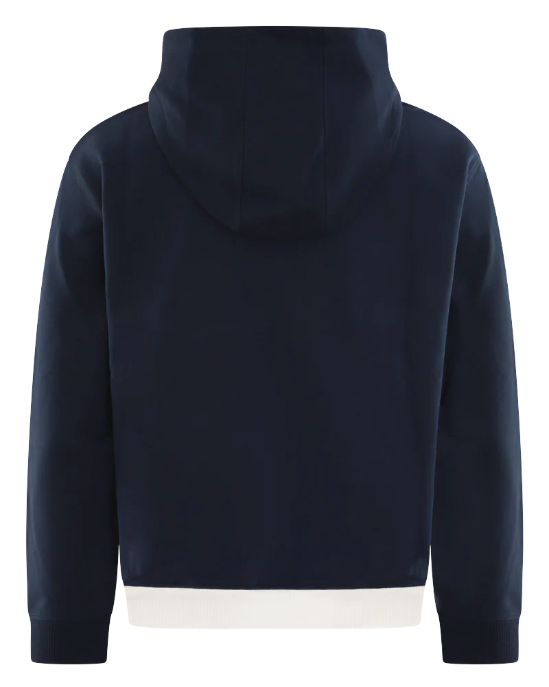 Heren Colourblock Sweater Blauw/Wit