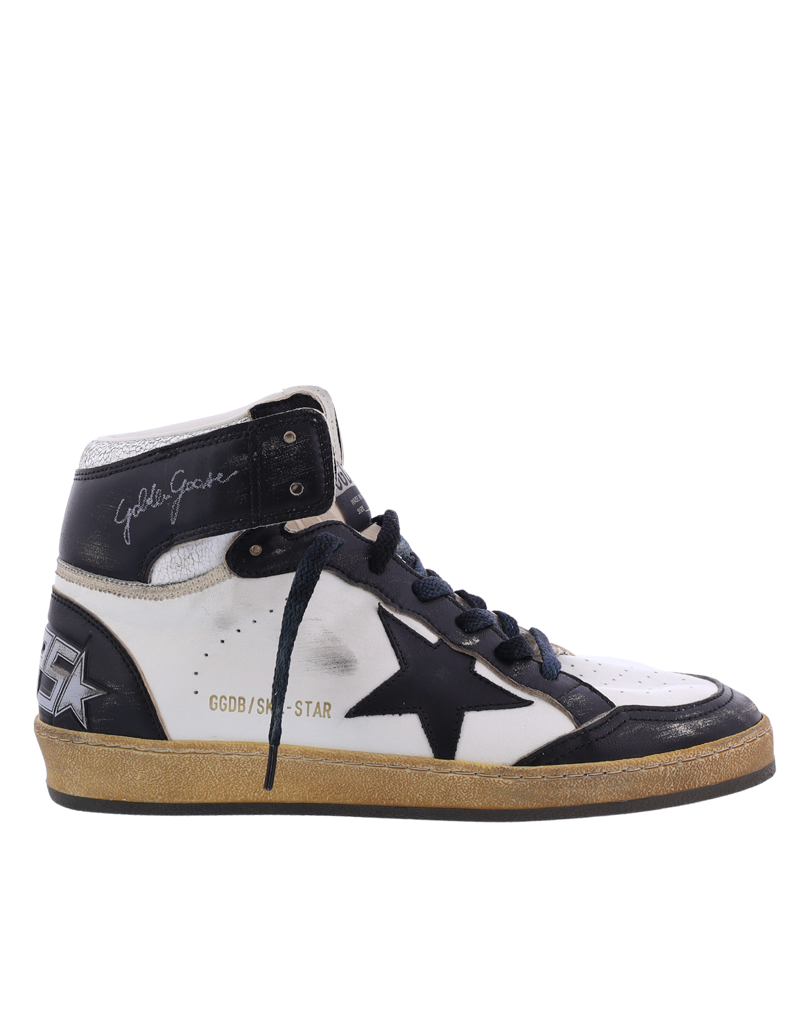 Heren Sky Star Sneaker WIt/Zwart