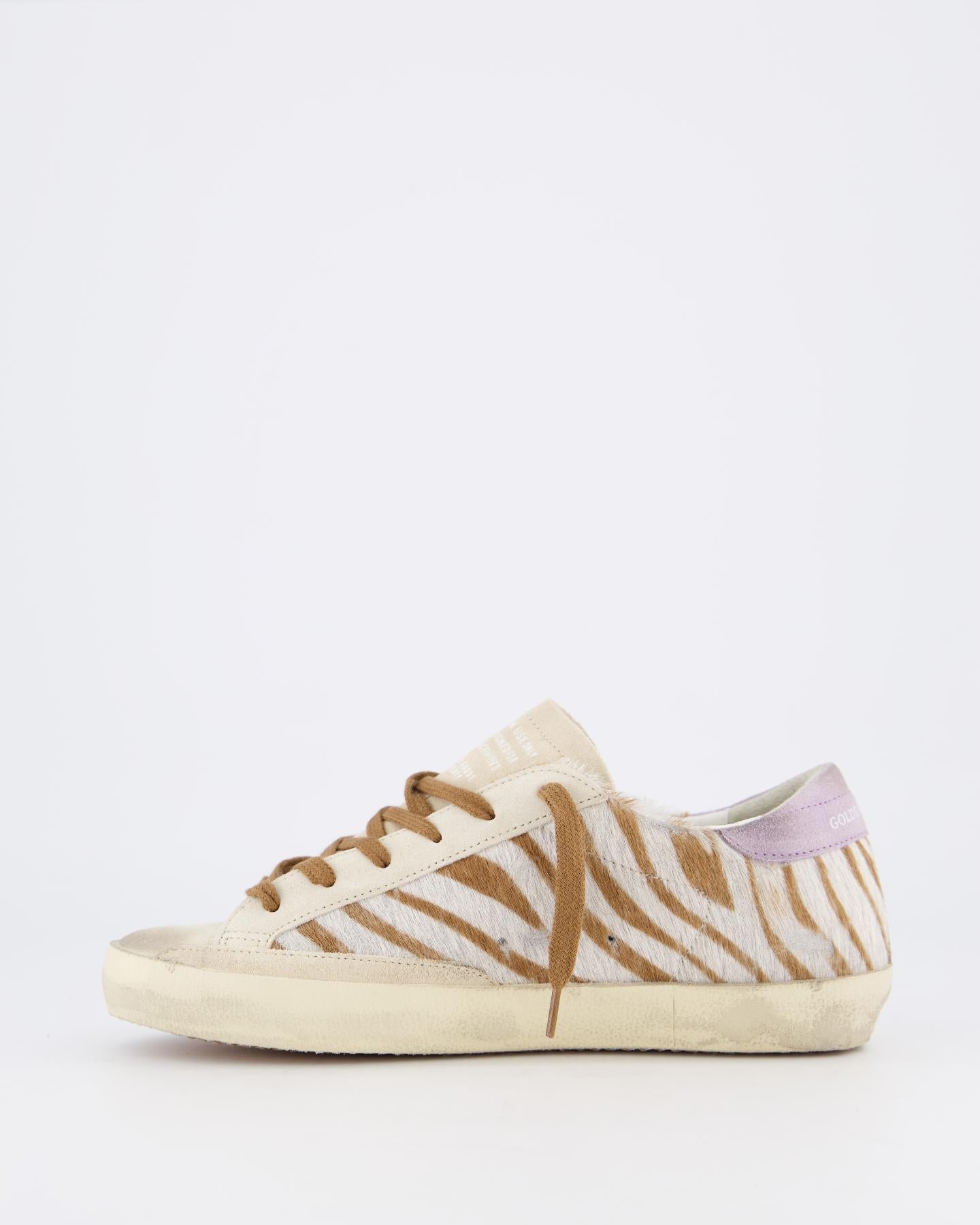 Dames Super-Star Sneaker Wit/Bruin