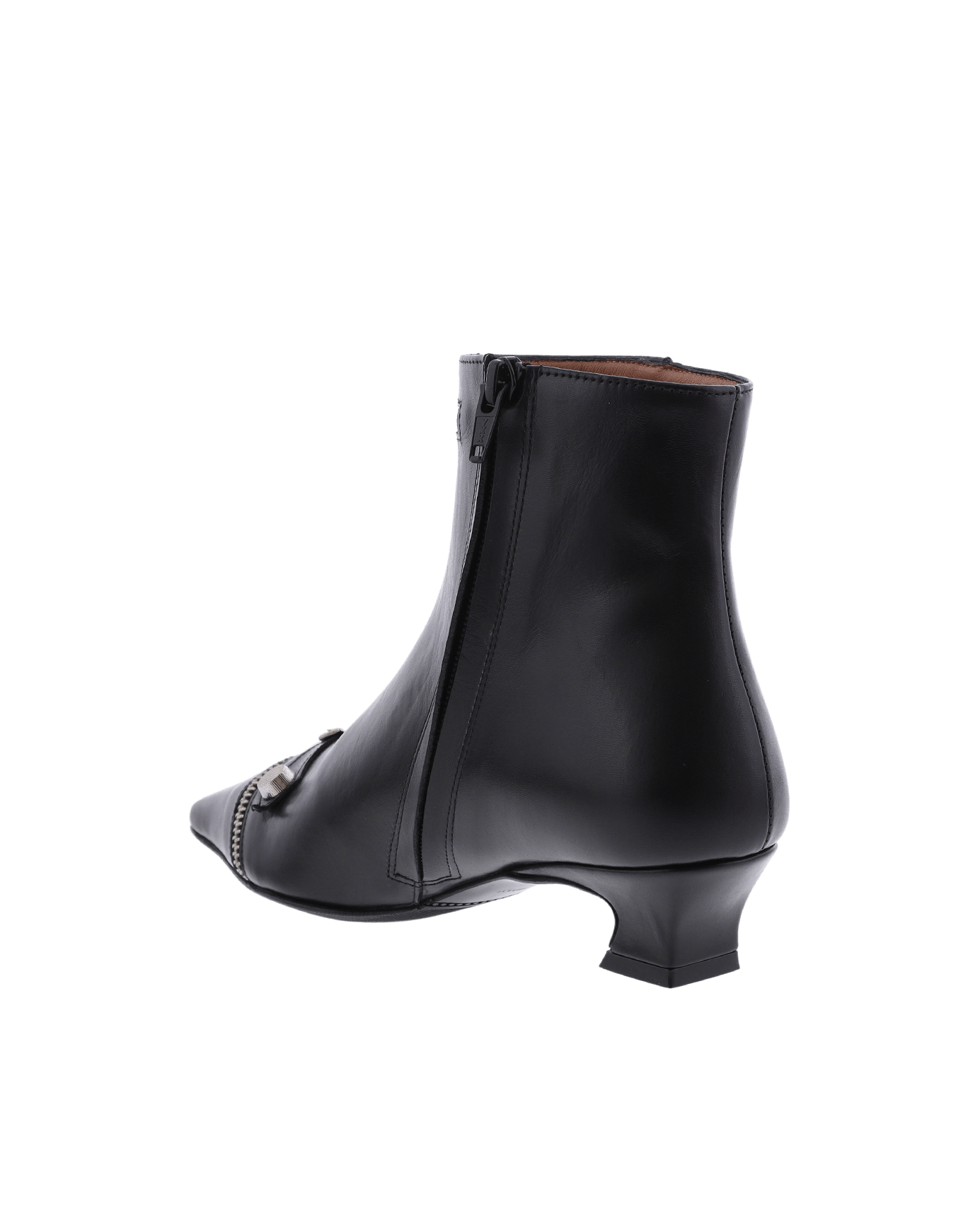 Women Tronchetto leather black