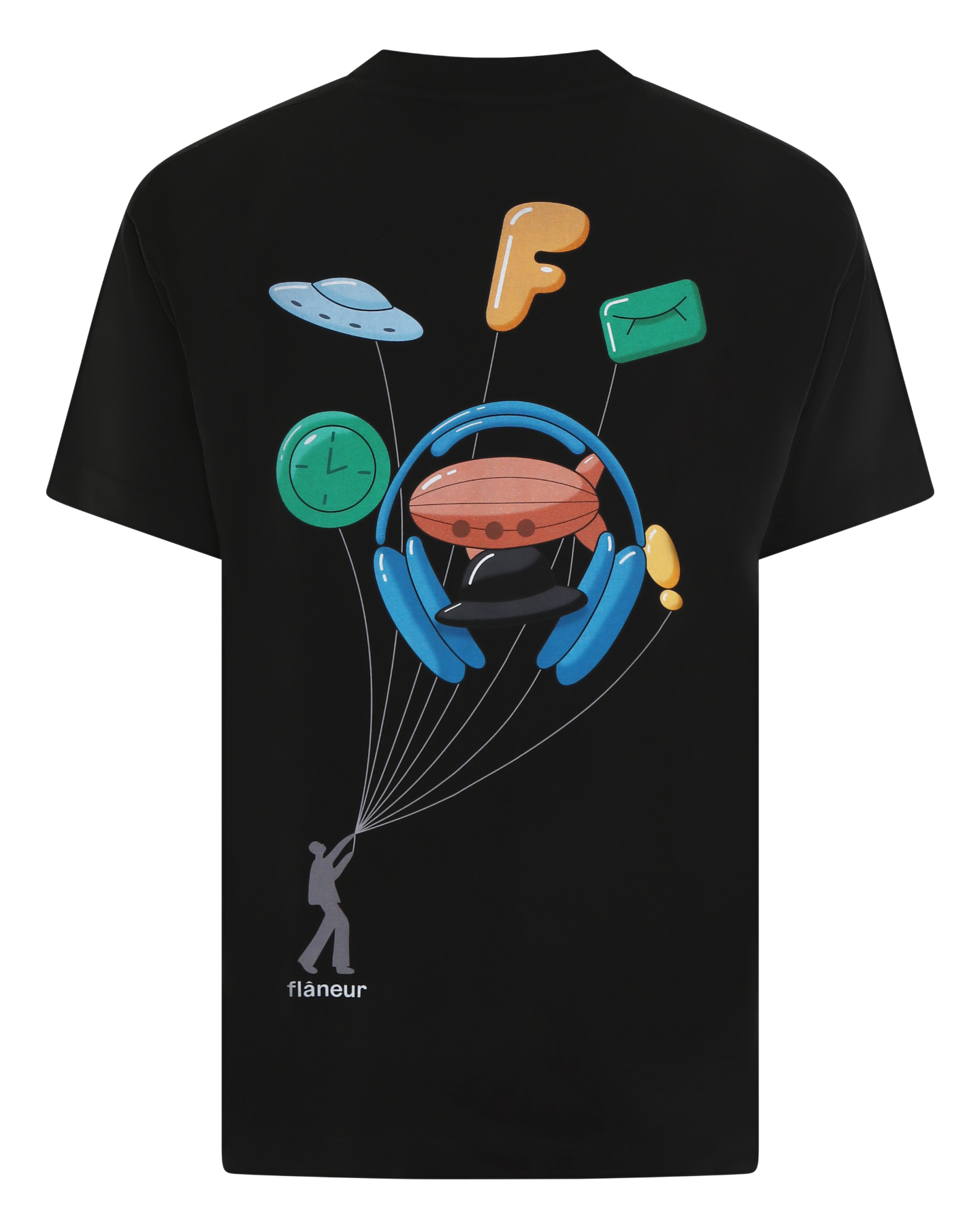 Heren Inflatables T-Shirt Zwart