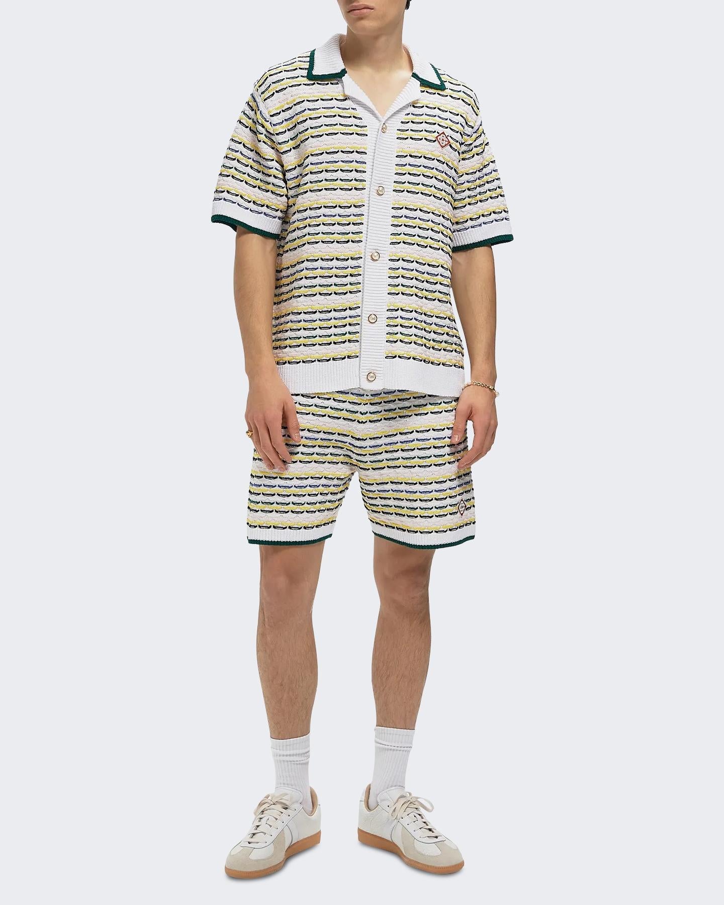 Casablanca Heren Tuck Stitch Shorts
