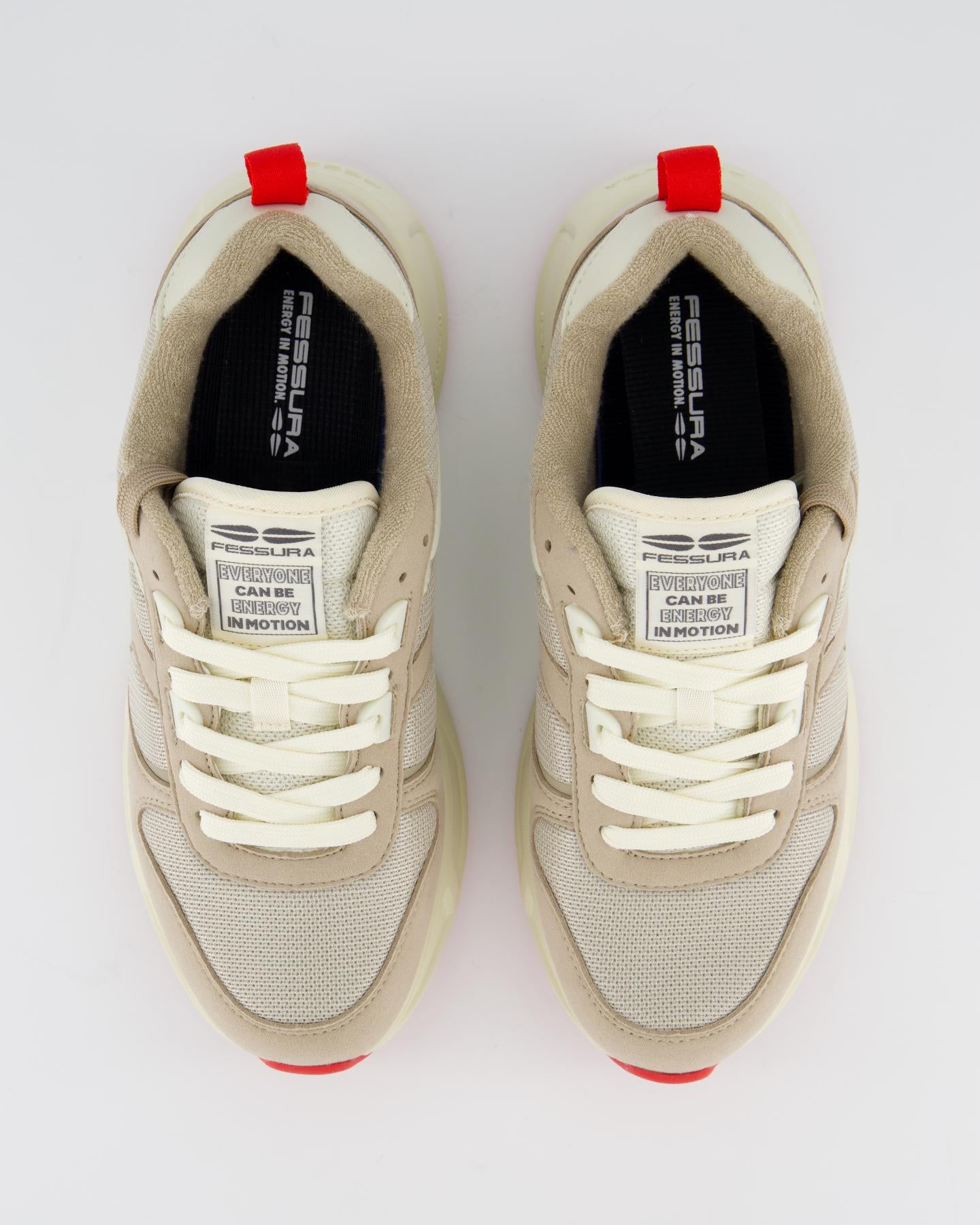 Dames Run 03 Sneaker Beige