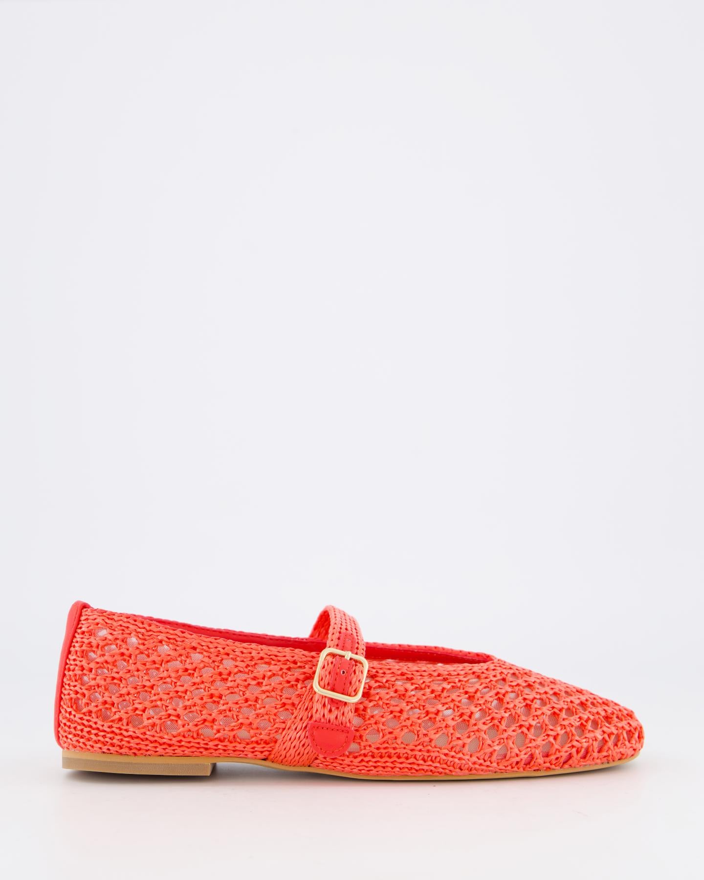Dames Raffia Ballerina