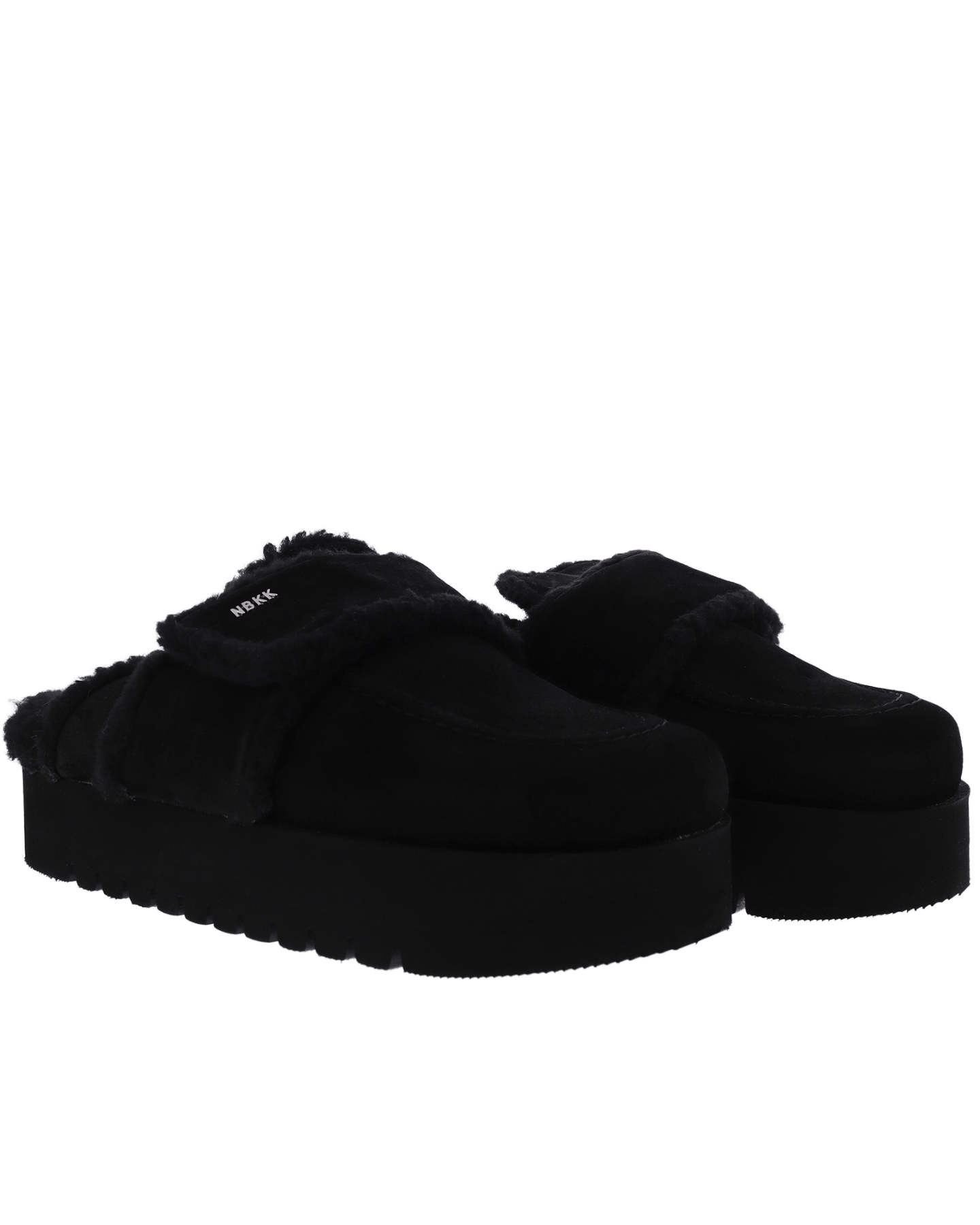 Women Teddy Chunky Fur Black