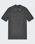 Men's Vertical Tuck Stitch Grey — huidige kleur