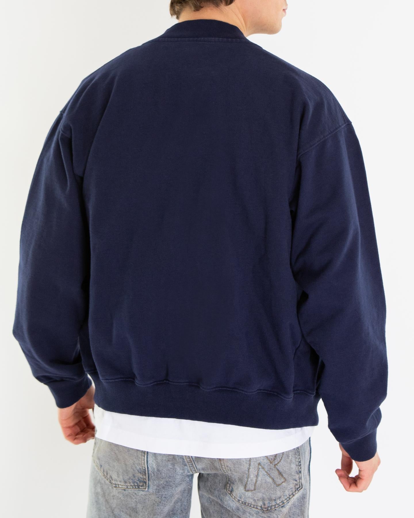 Heren Eyelett Zip Up Vest Blauw