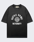 Reternity Men's Notre Dame Mesh T-Shirt Black — huidige kleur