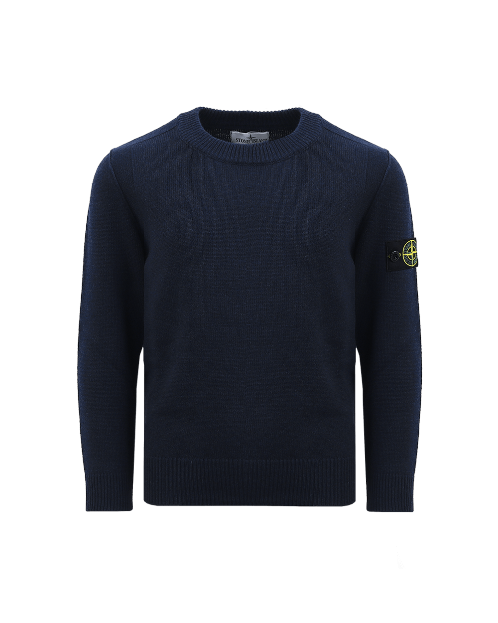 Kids Logo-Patch Sweater Blue