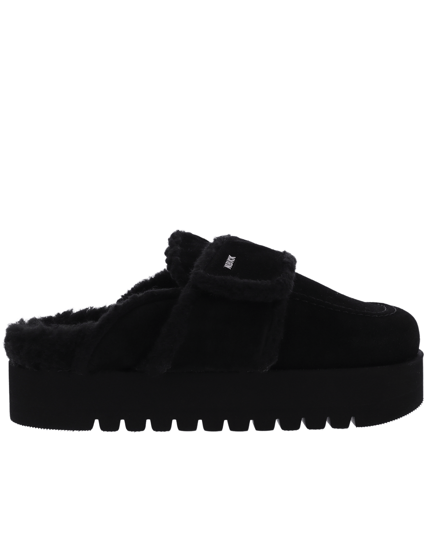 Women Teddy Chunky Fur Black