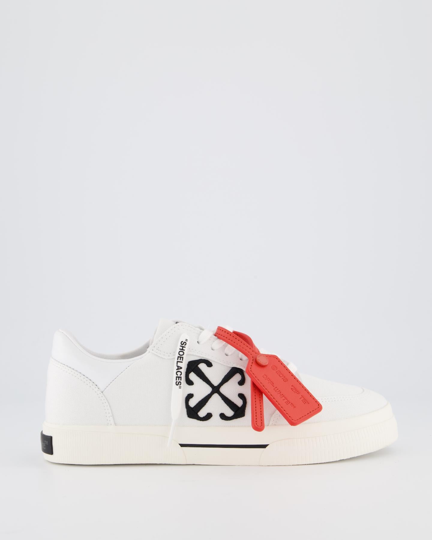 OFF WHITE Heren New Low Vulcanized Canvas Wit sneakers