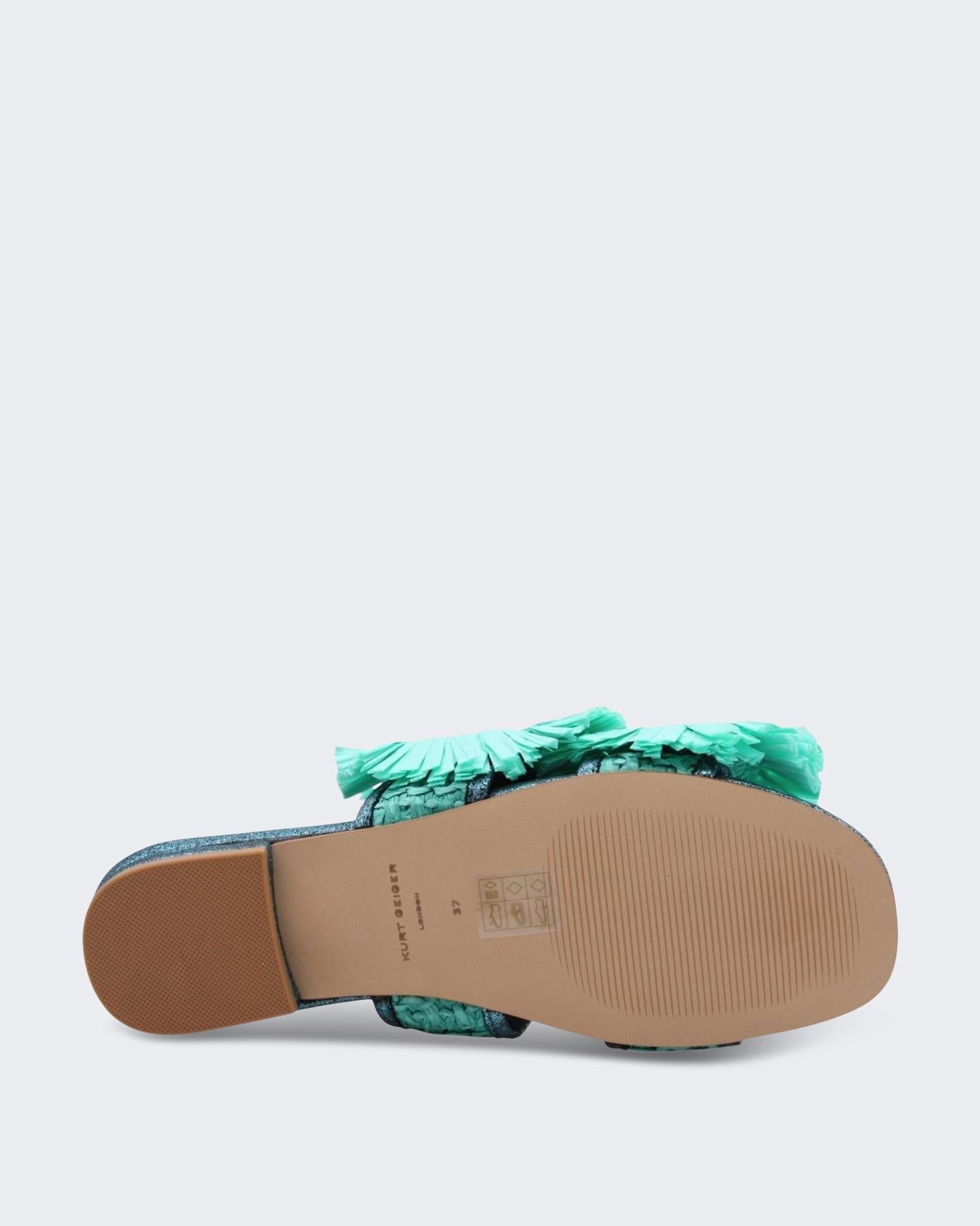 Dames Raffia Buckle