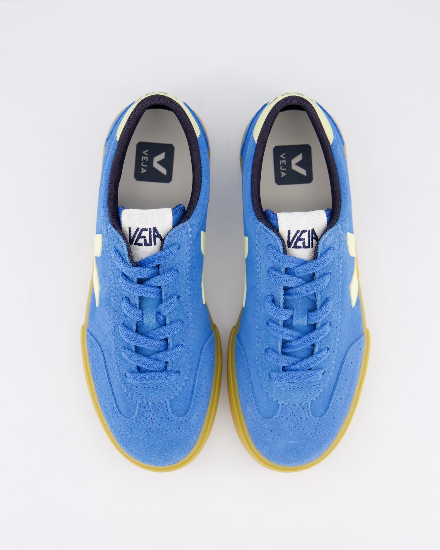 Dames Volley Suede Sneaker Blauw