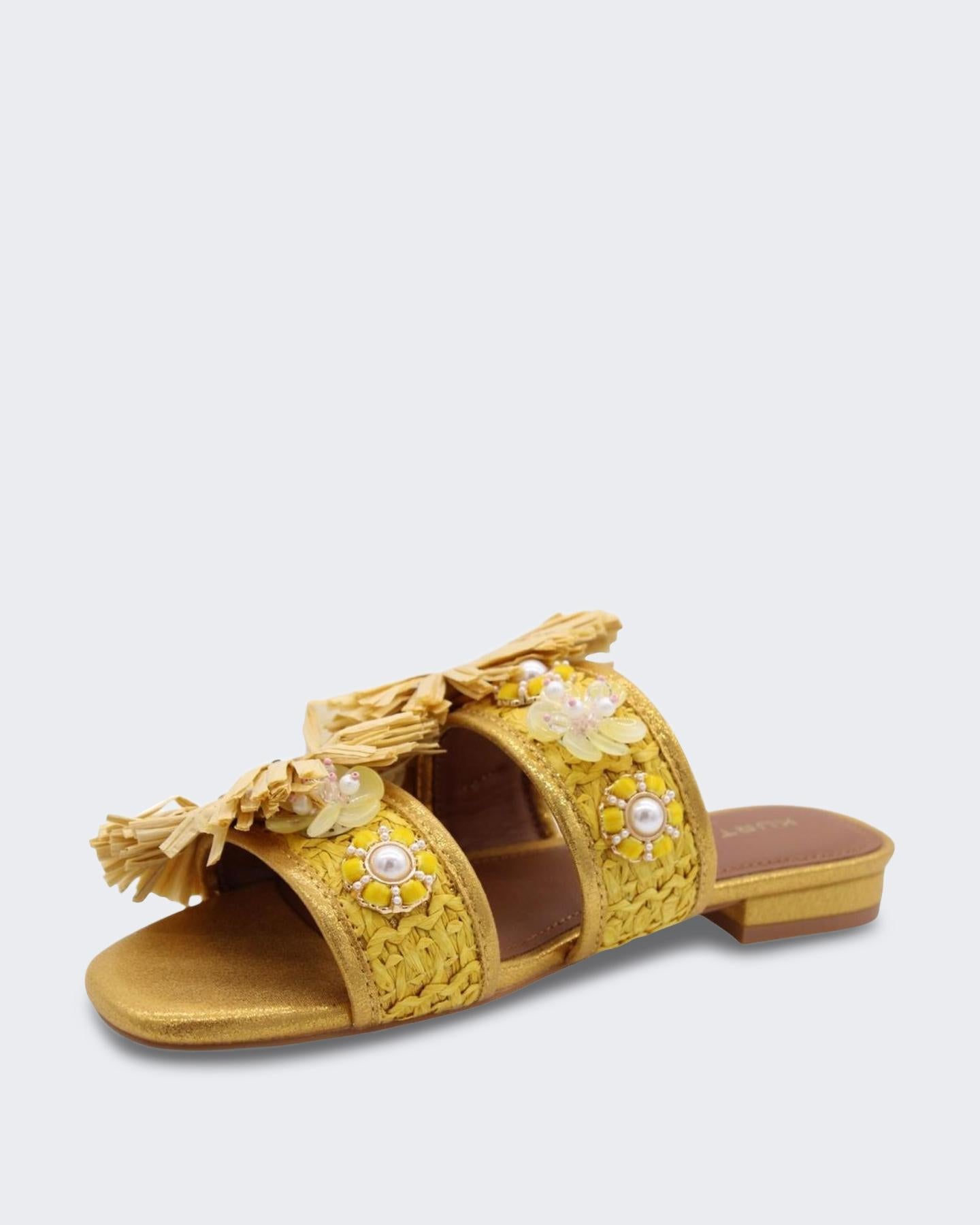 Dames Raffia Buckle