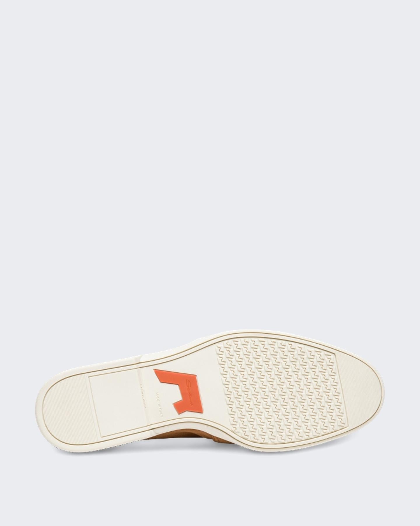 Santoni Heren Malibu Loafer Light Brown - Eleganza.nl