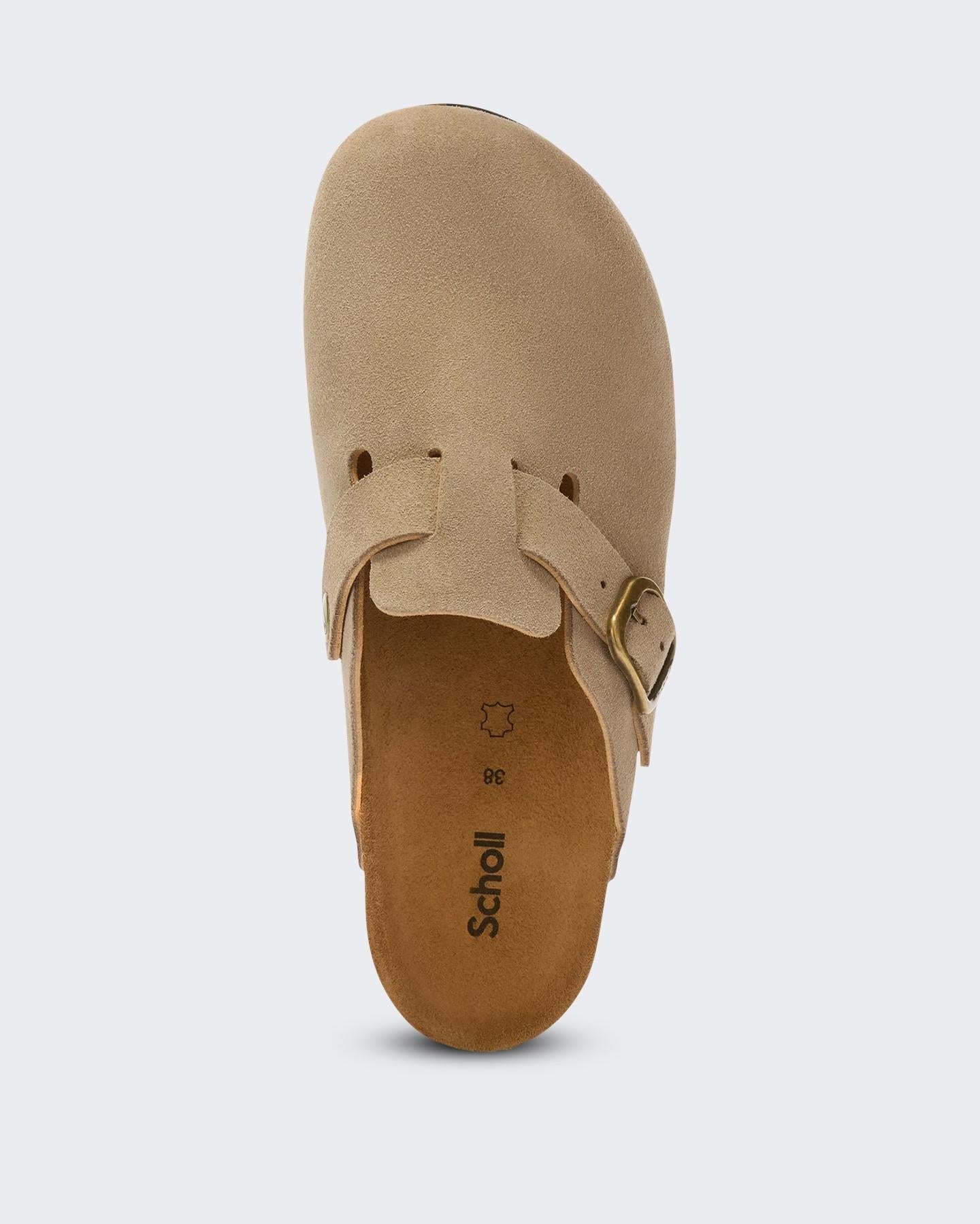 Scholl Dames Fae Dark Beige - Eleganza.nl