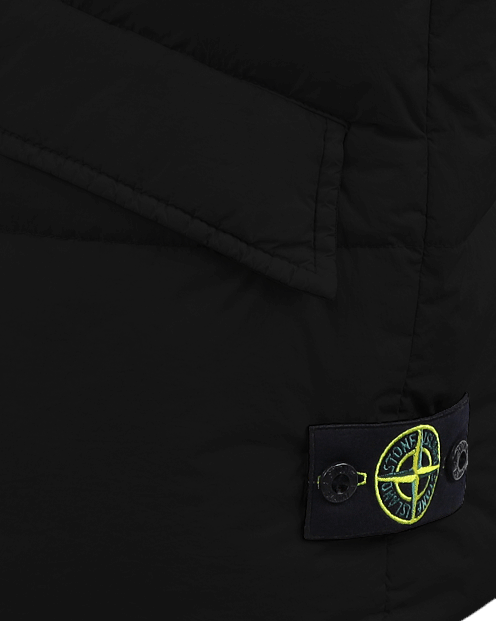Kids Compass-Motif Padded Black