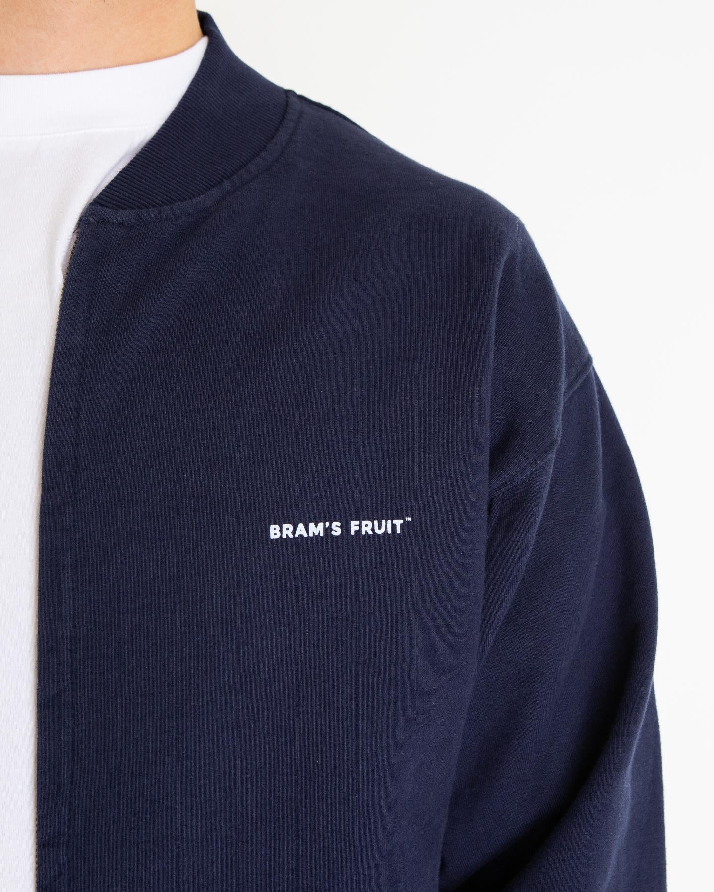 Heren Eyelett Zip Up Vest Blauw