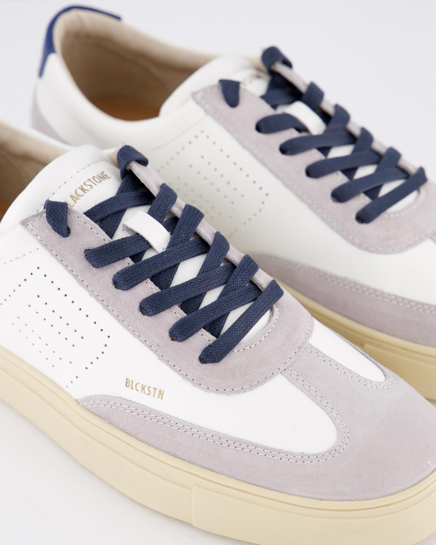Heren Slate Harper Sneaker Wit/Blauw