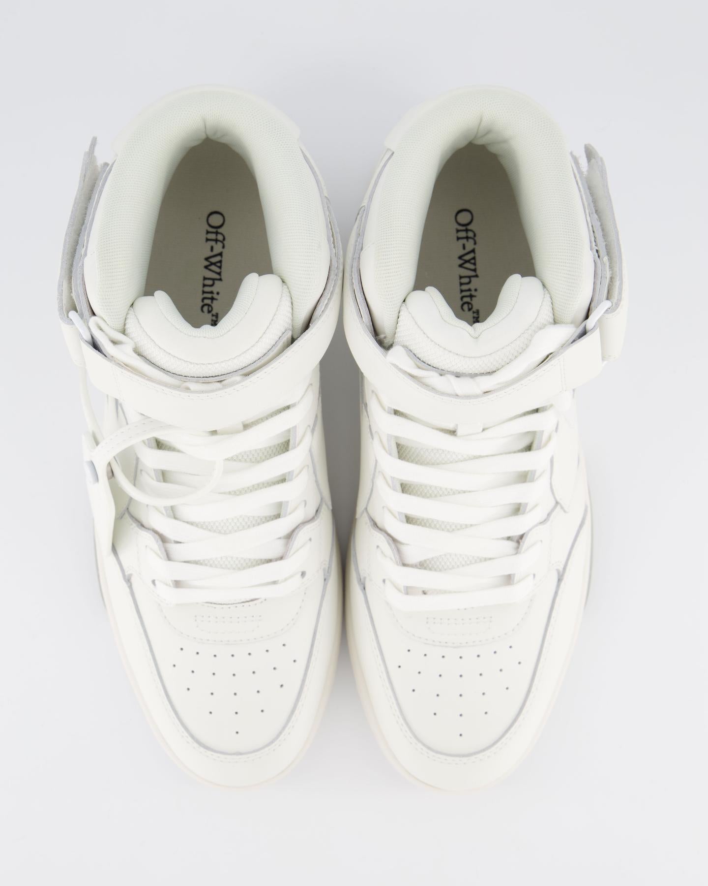 Men Out of Office Mid Sneaker White