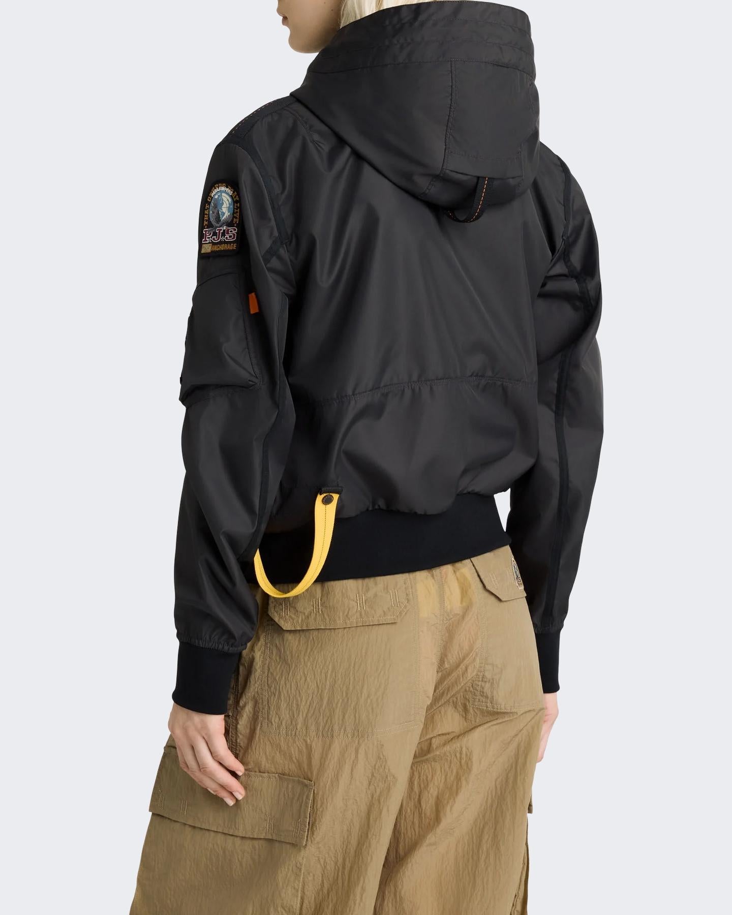 Dames Gobi Hooded Bomber Zwart