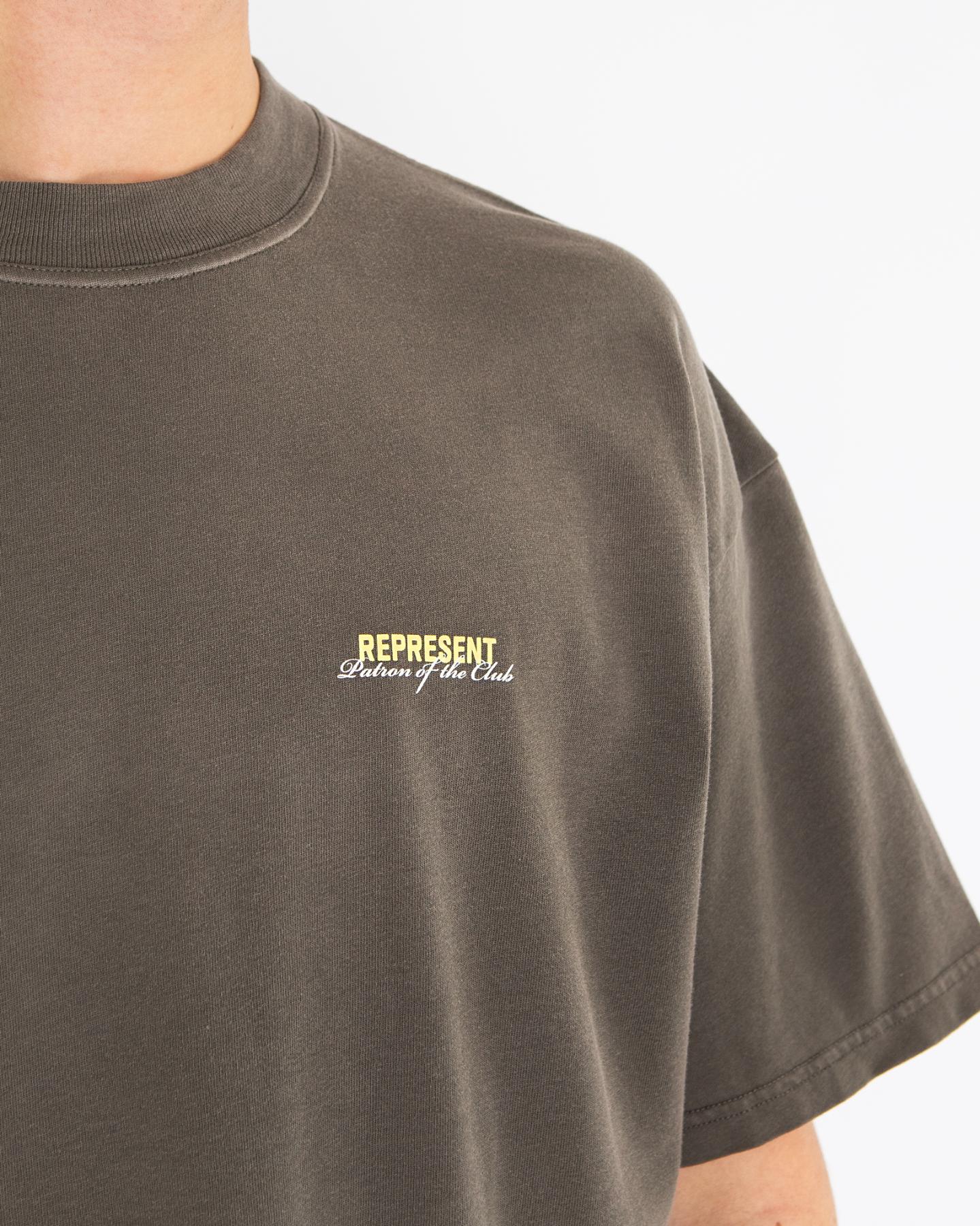 Heren PatronoftheClub T-Shirt Grijs