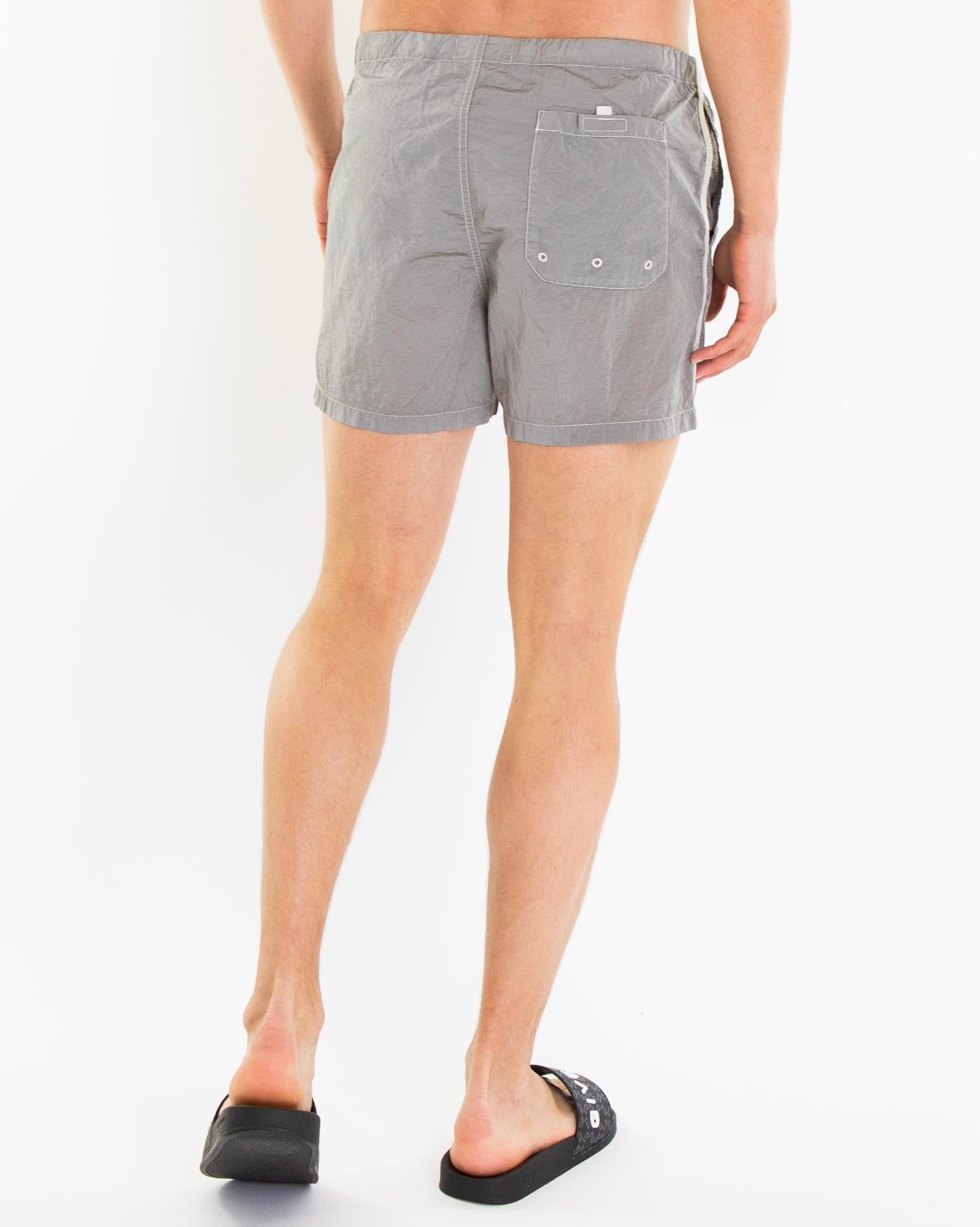 Stone Island Heren Compasslogo Short Grijs - Eleganza.nl