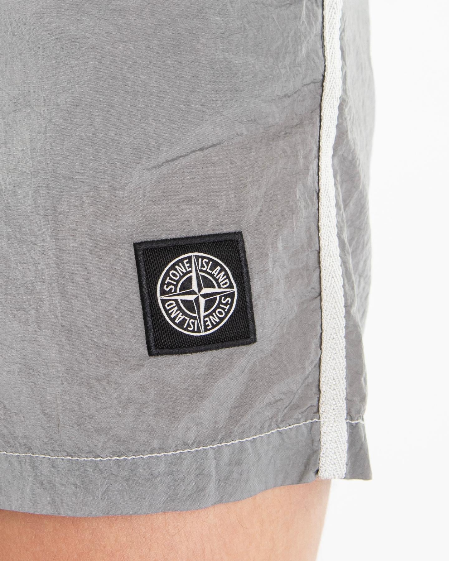 Stone Island Heren Compasslogo Short Grijs - Eleganza.nl