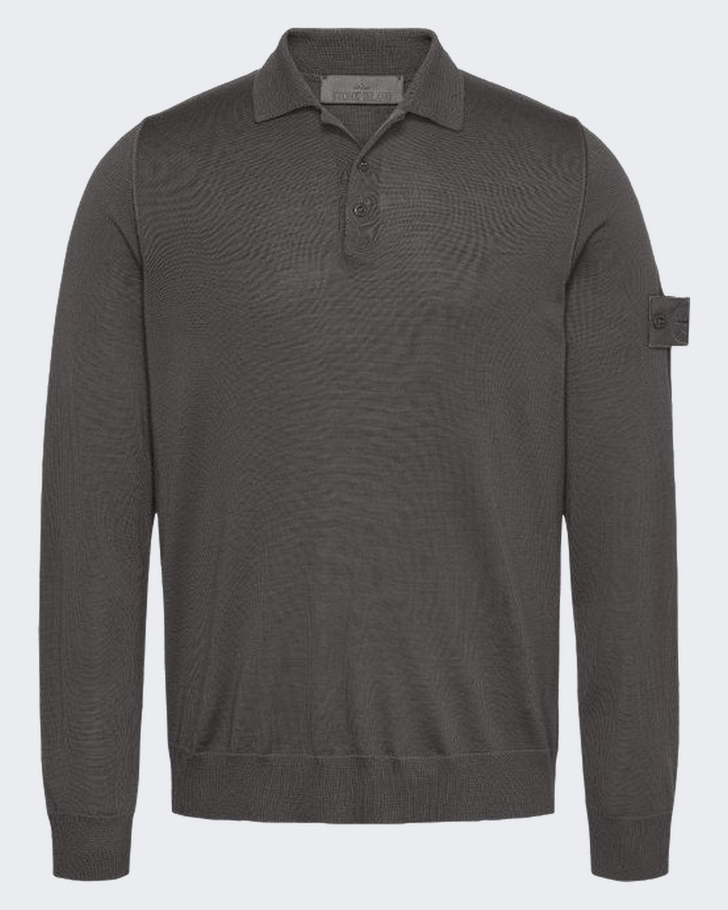 Stone Island Heren Logo Patch Poloshirt Grijs - Eleganza.nl
