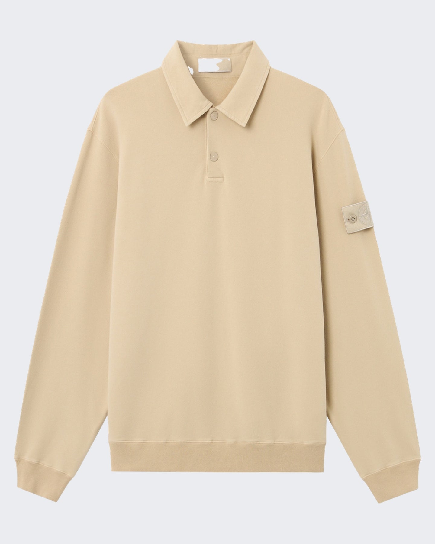Stone Island Heren Ls Polo-Beige-V0090 Beige - Eleganza.nl