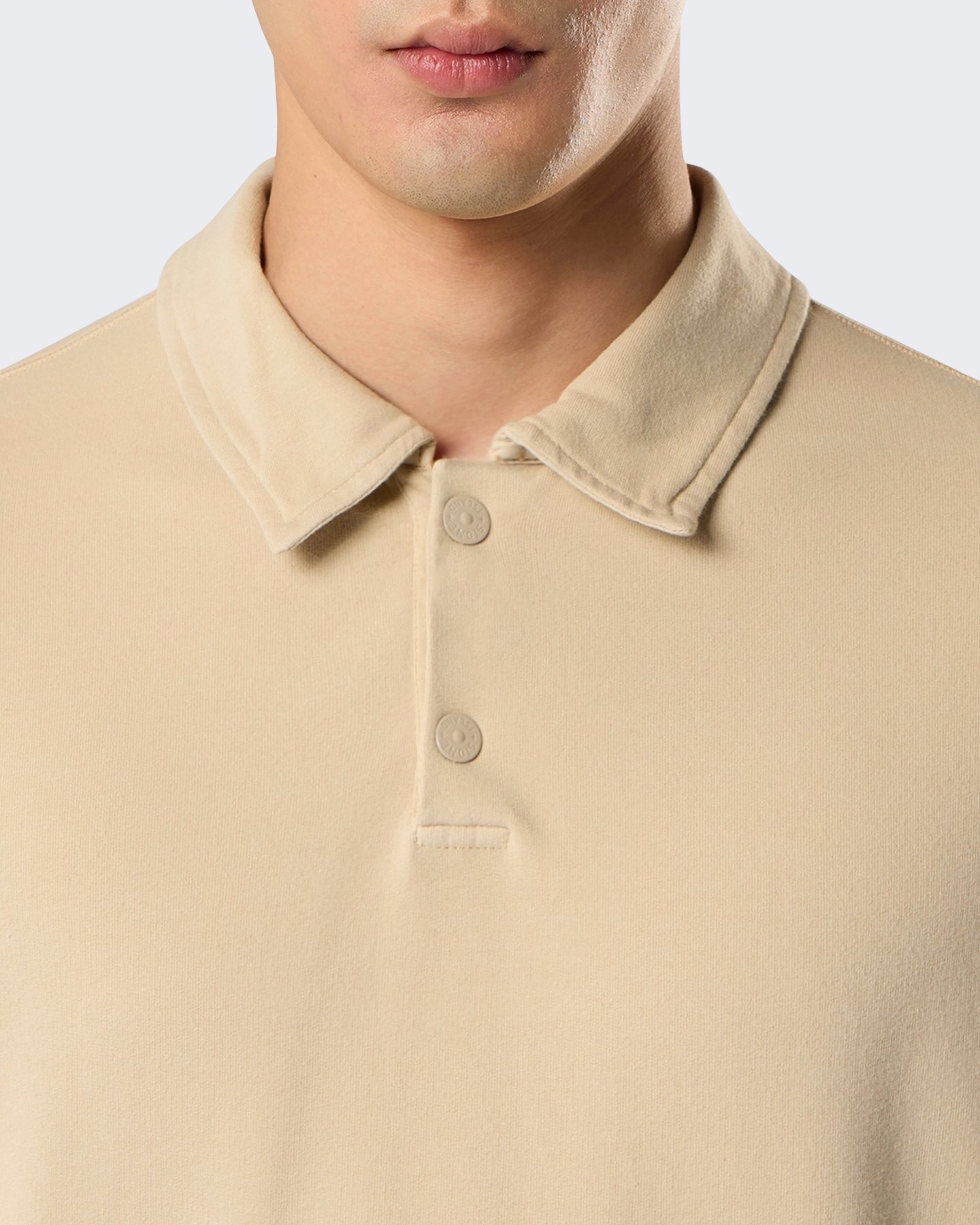 Stone Island Heren Ls Polo-Beige-V0090 Beige - Eleganza.nl