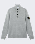 Stone Island Men's Ls Polo-Grey Melange-V0m60 Grey — huidige kleur