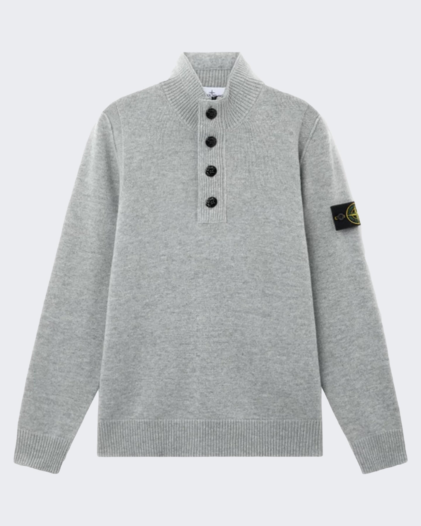 Stone Island Heren Ls Polo-Lead Grey-V0m62 Grijs - Eleganza.nl
