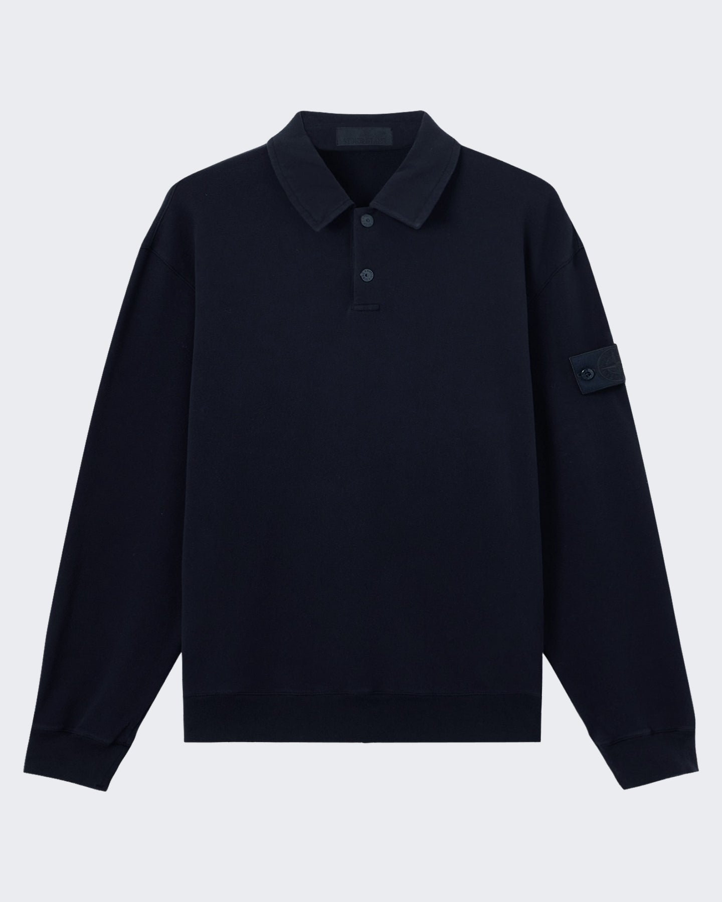 Stone Island Heren Polo met lange mouwen Blauw - Eleganza.nl