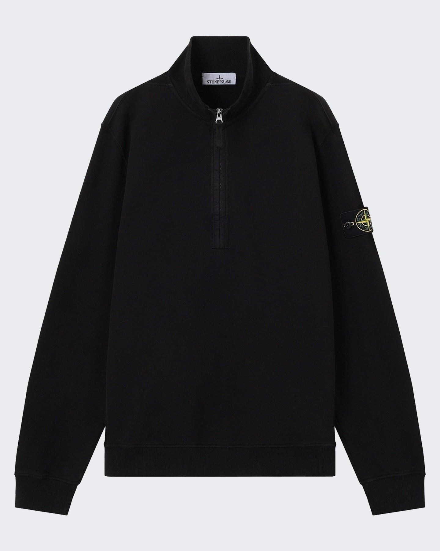 Stone Island Heren Polo met lange mouwen Zwart - Eleganza.nl