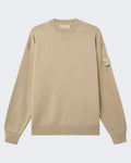 Stone Island Men's Crew Neck Sweater Beige — huidige kleur