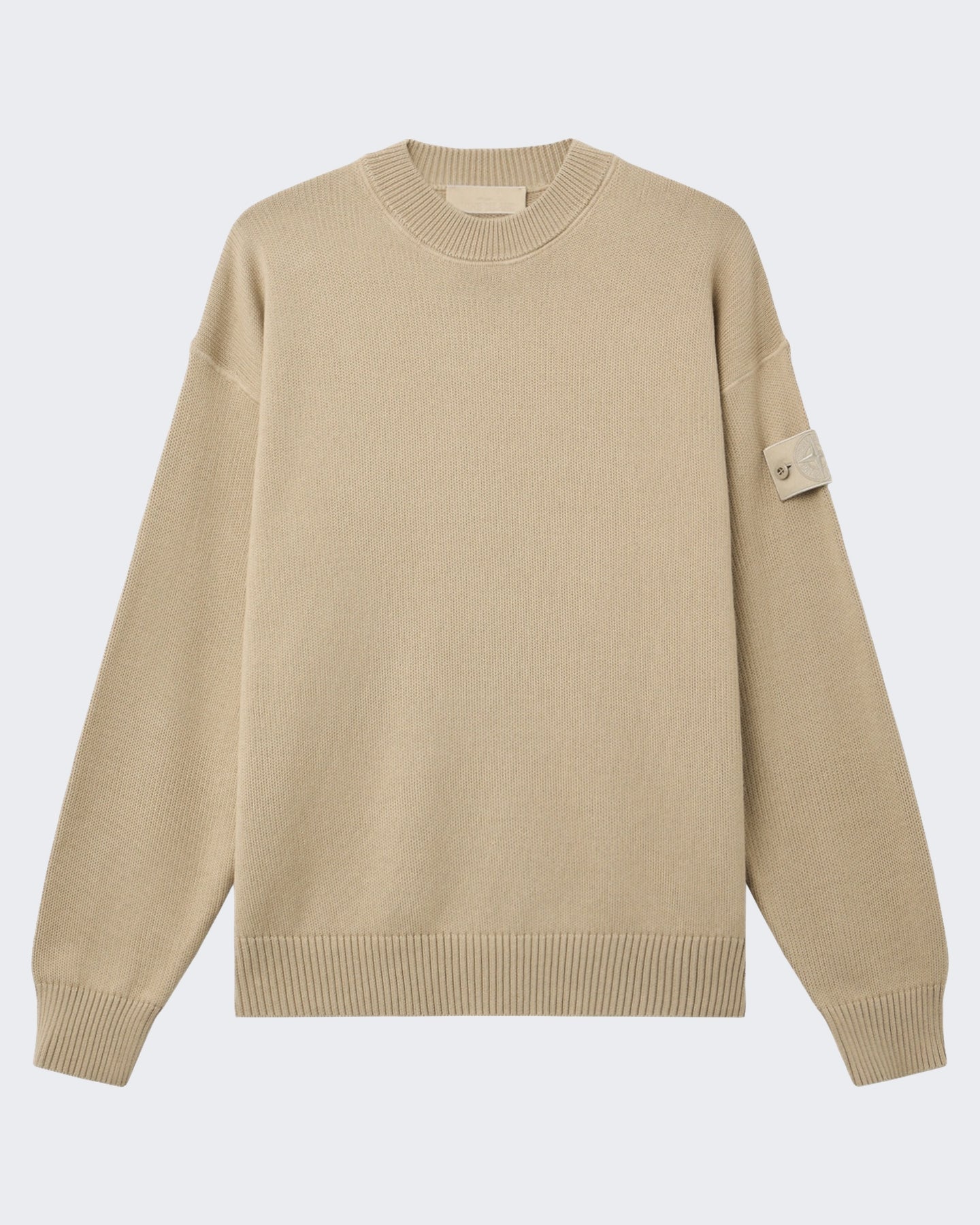 Stone Island Heren Sweater met ronde hals beige - Eleganza.nl