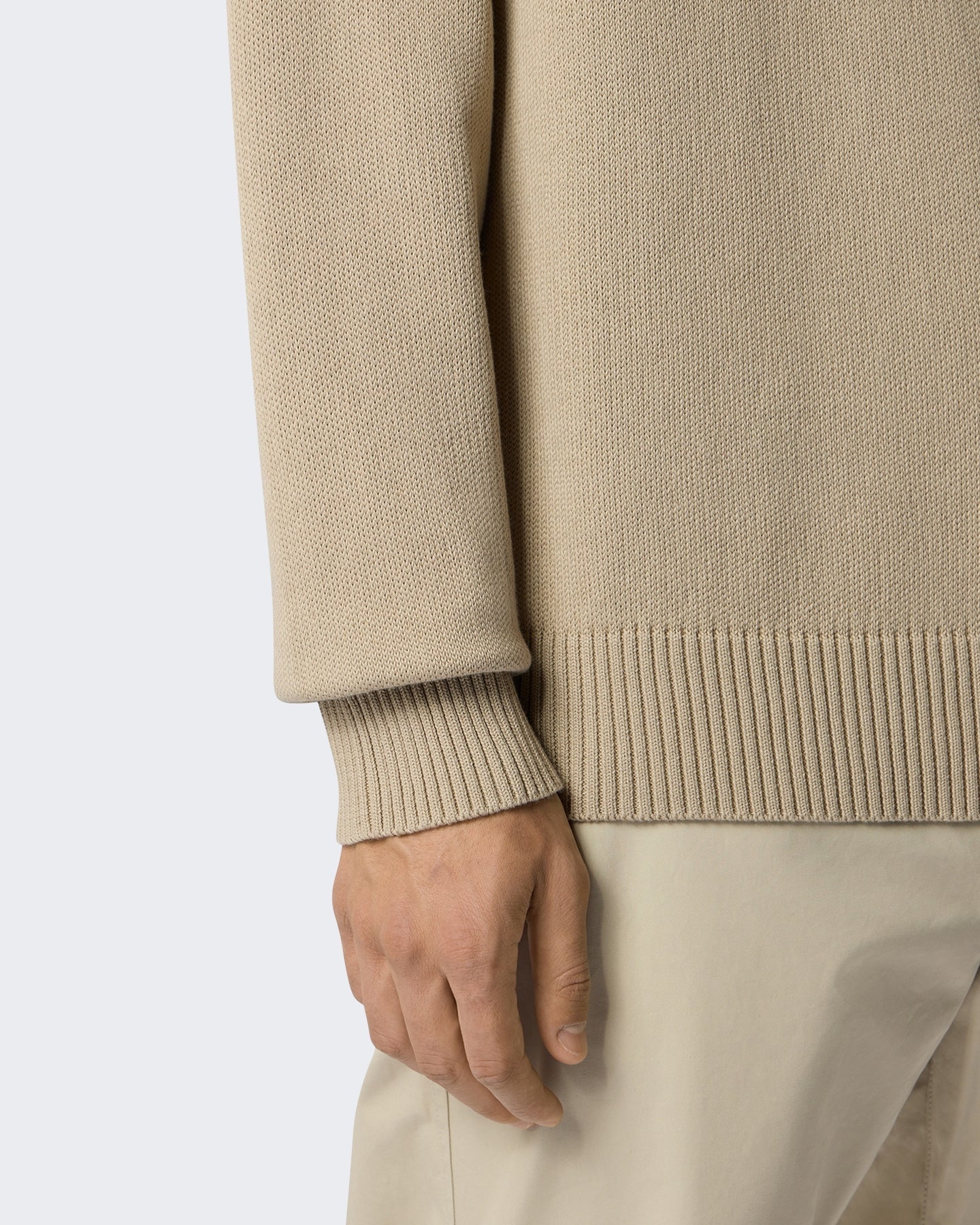 Stone Island Heren Sweater met ronde hals beige - Eleganza.nl