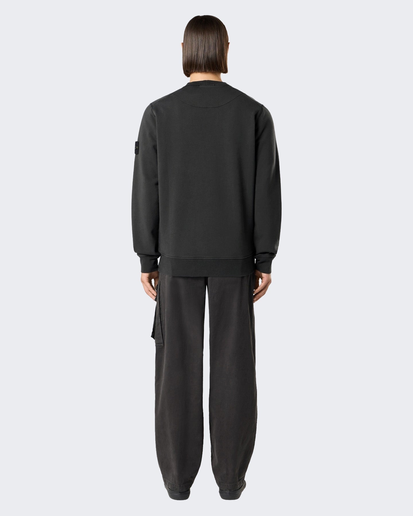 Stone Island Heren Sweatshirt-Lead Grey-V0062 Grijs - Eleganza.nl